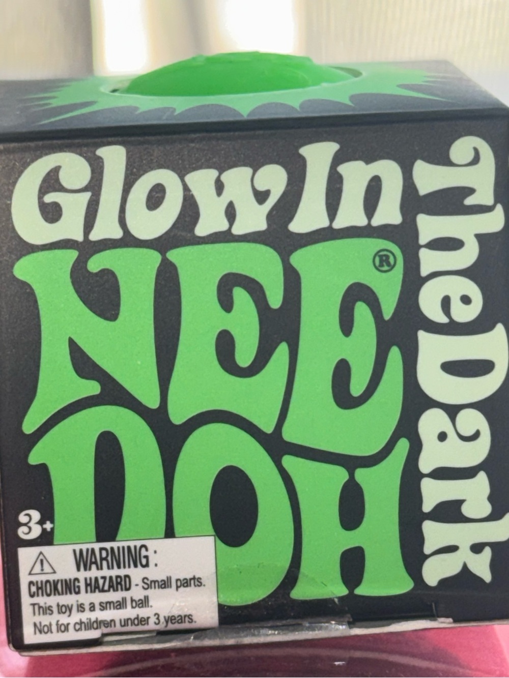 NeeDoh Mini Glow-In-The-Dark Stress Ball - Gr💚💚n